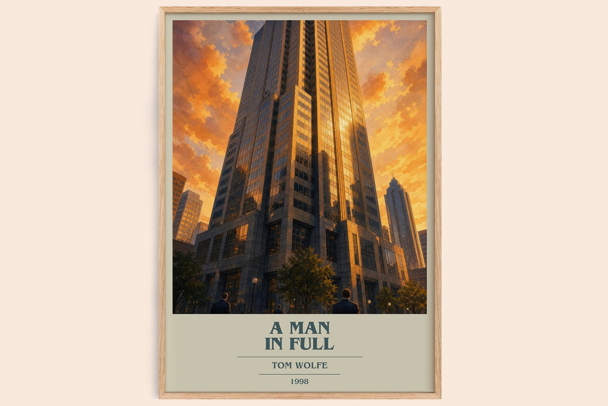 A Man in Full Book Cover Poster by Tom Wolfe