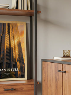 A Man in Full book watercolour illustration paper finish options – matte satin gloss