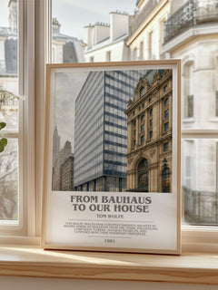 From Bauhaus to our house bookish poster colour and style options – Tom Wolfe book art