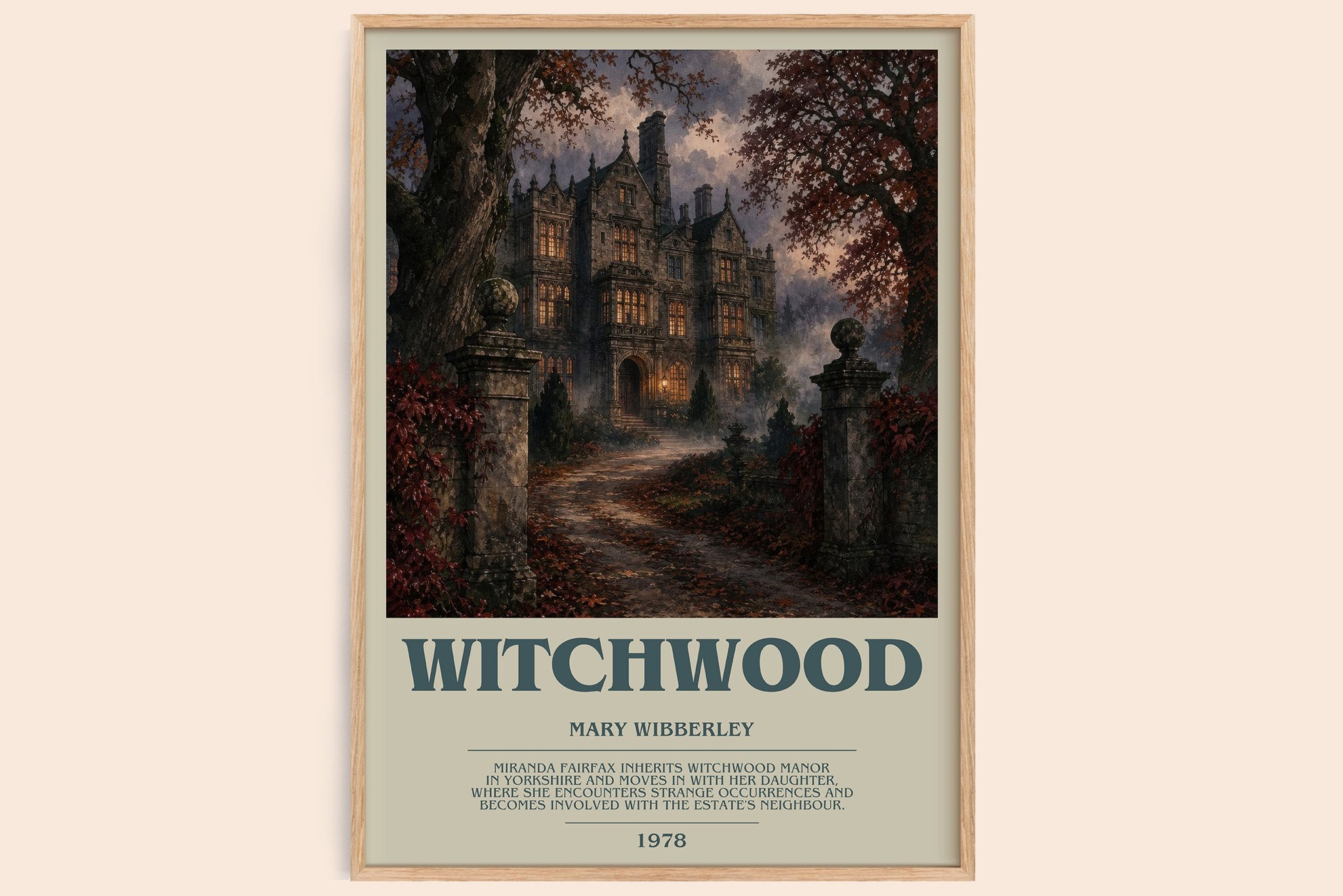 Witchwood Bookish Wall Art by Mary Wibberley