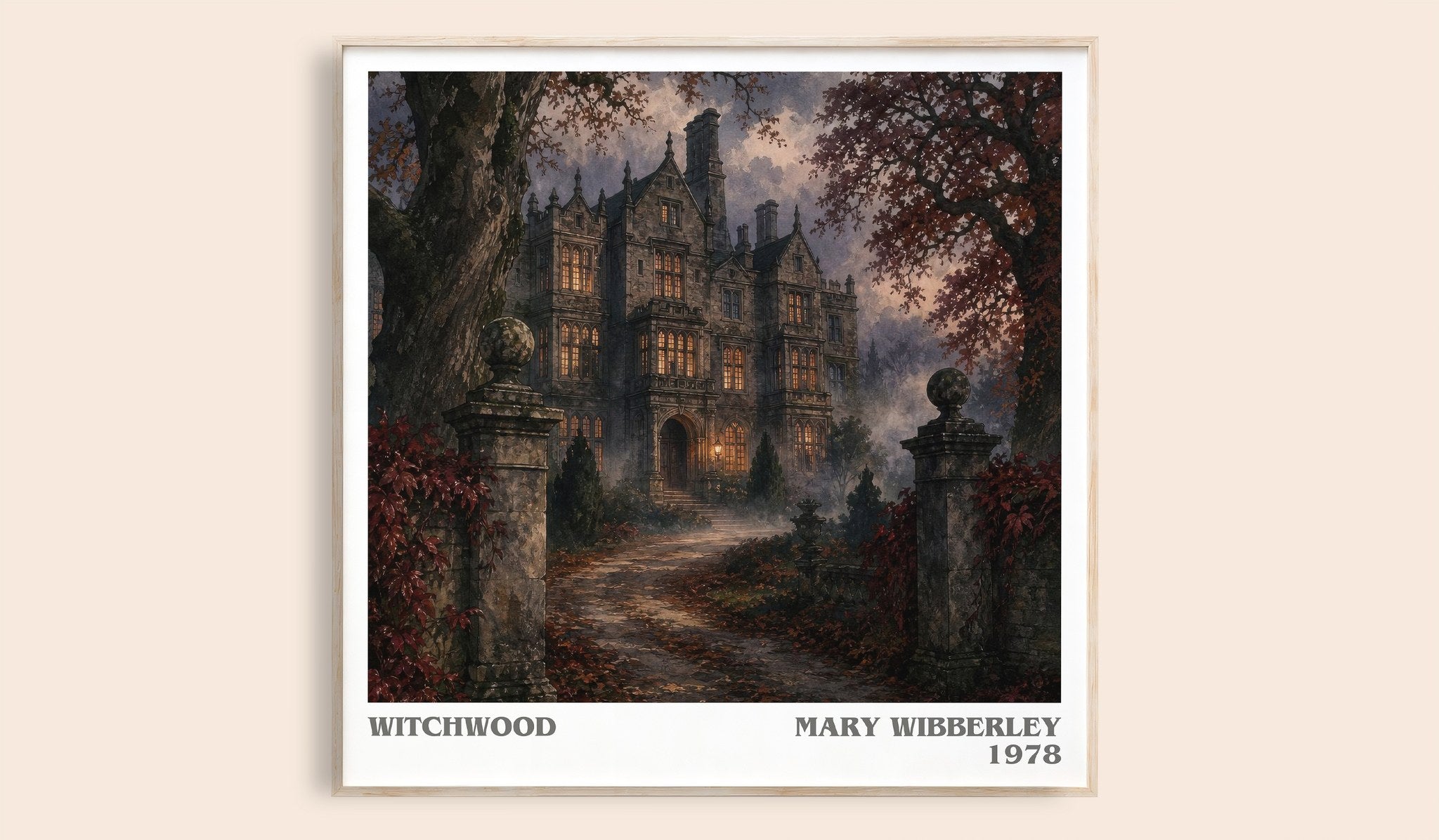 Witchwood Literary Art Print by Mary Wibberley