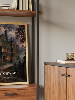 Witchwood book watercolour illustration paper finish options – matte satin gloss