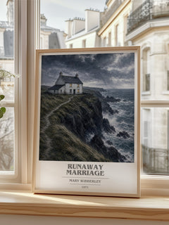 Runaway marriage book cover poster colour and style options – Mary Wibberley book art