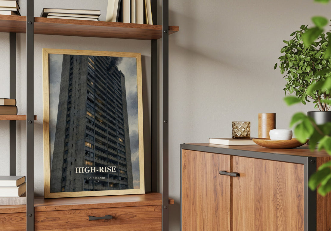 High-Rise book watercolour illustration paper finish options – matte satin gloss