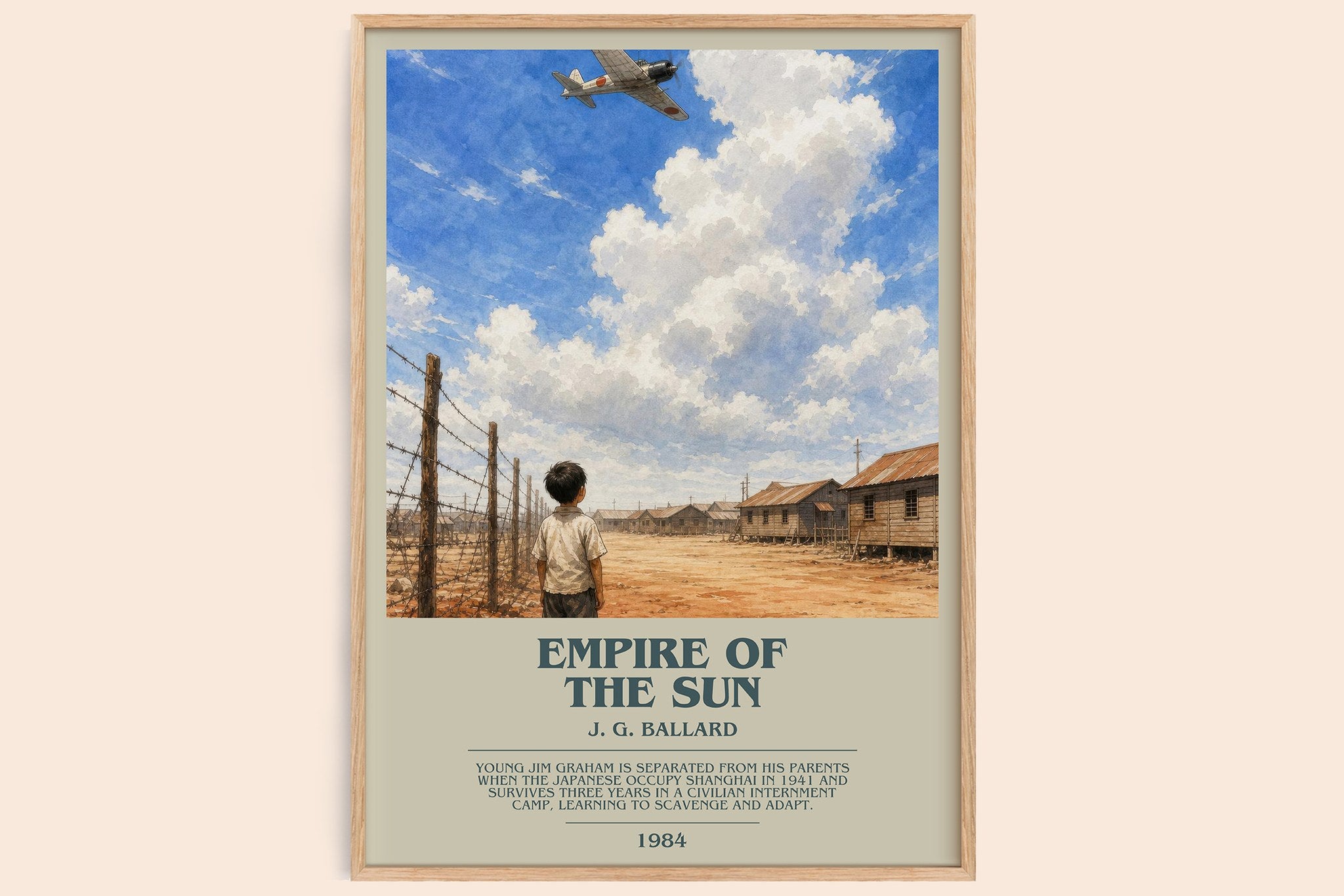 Empire of the Sun Bookish Wall Art by J. G. Ballard