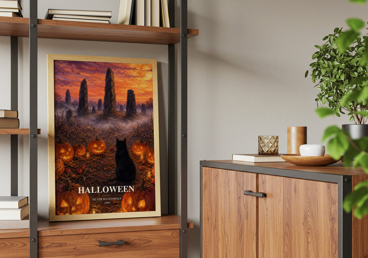 Halloween book watercolour illustration paper finish options – matte satin gloss