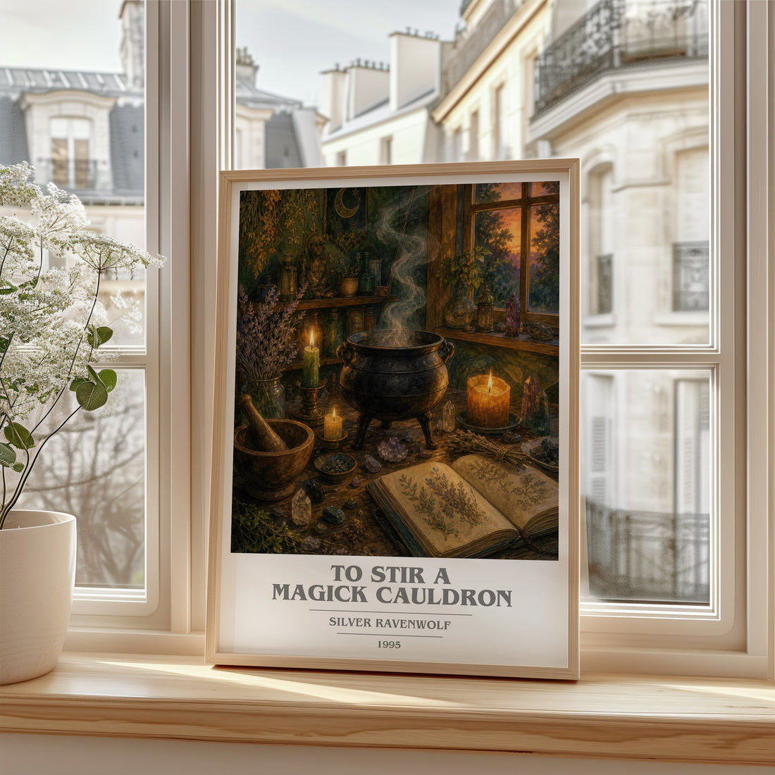 To Stir a Magick Cauldron book cover poster colour and style options – Silver Ravenwolf book art