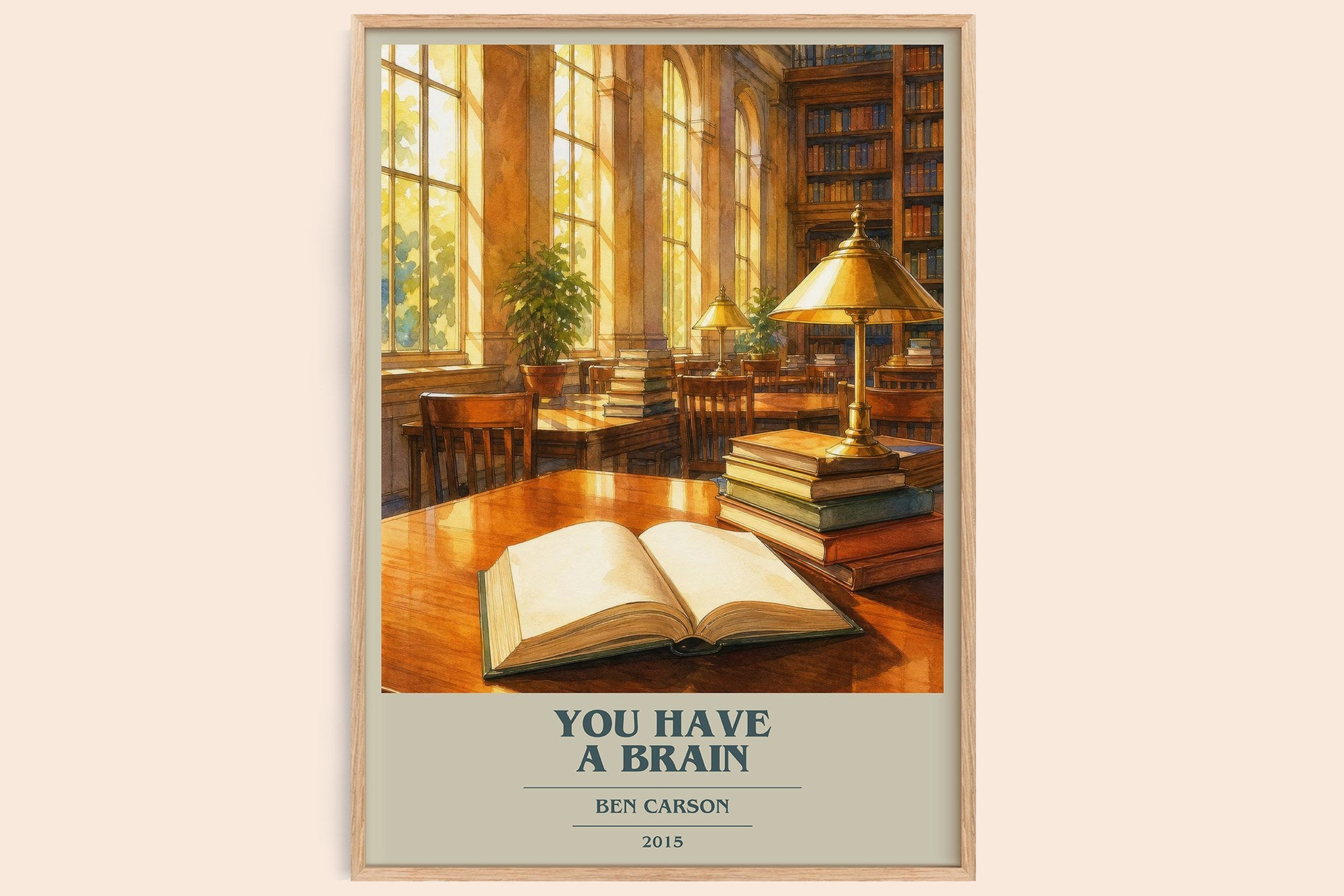 You Have a Brain Book Cover Poster by Ben Carson
