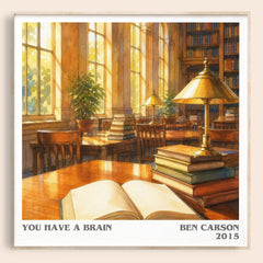 You Have a Brain Literary Art Print by Ben Carson – image 1
