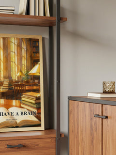You Have a Brain book watercolour illustration paper finish options – matte satin gloss