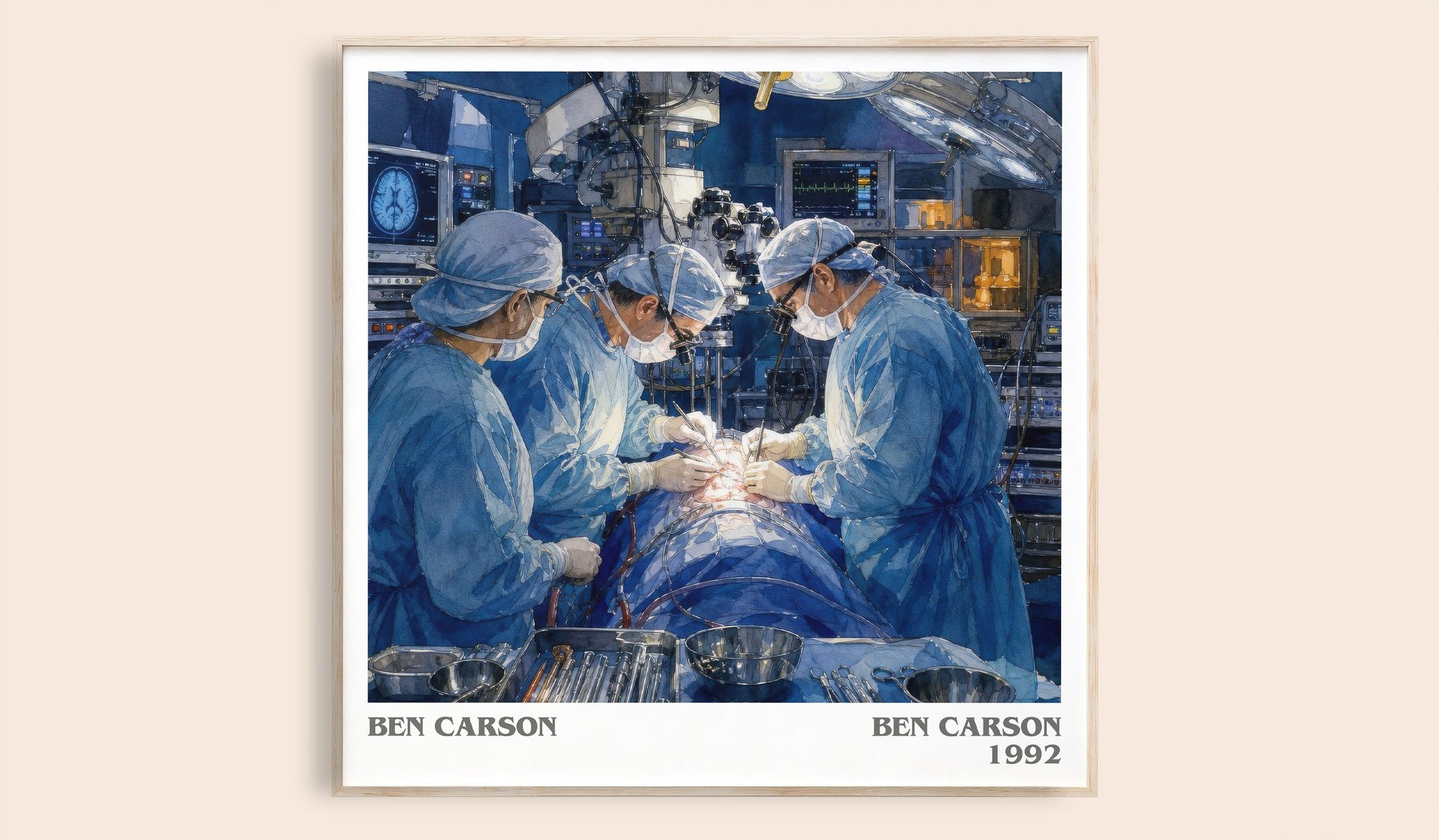 Ben Carson Literary Art Print by Ben Carson