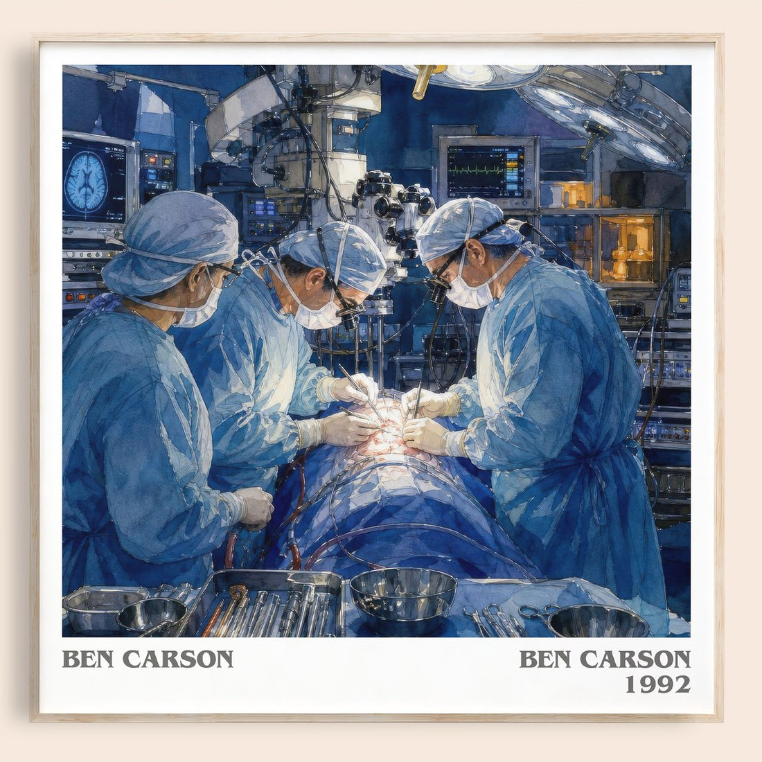 Ben Carson literary book poster by Ben Carson – framed literary art print