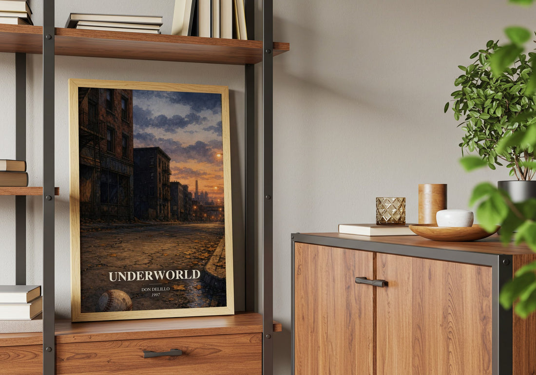 Underworld book watercolour illustration paper finish options – matte satin gloss