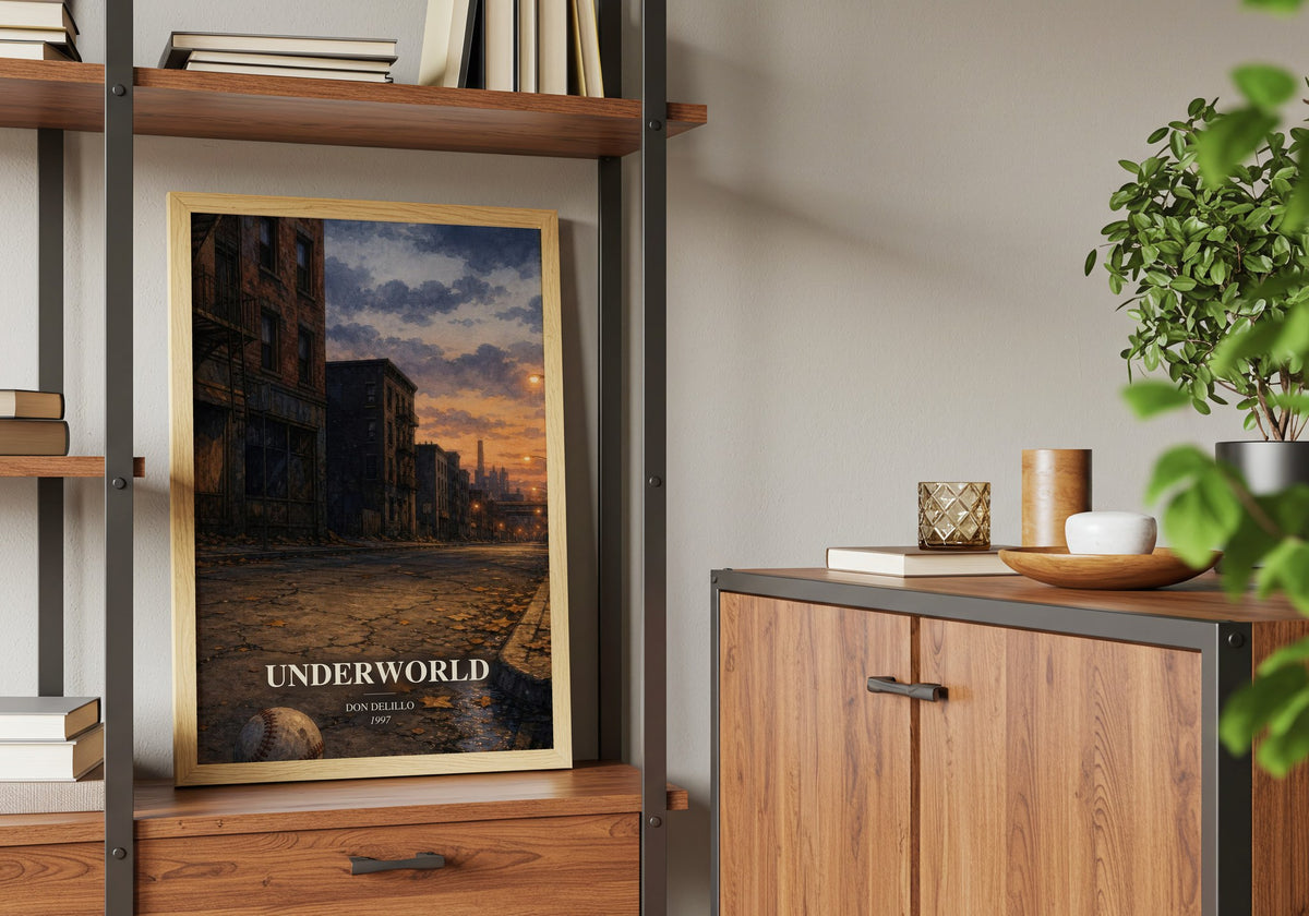 Underworld book watercolour illustration paper finish options – matte satin gloss