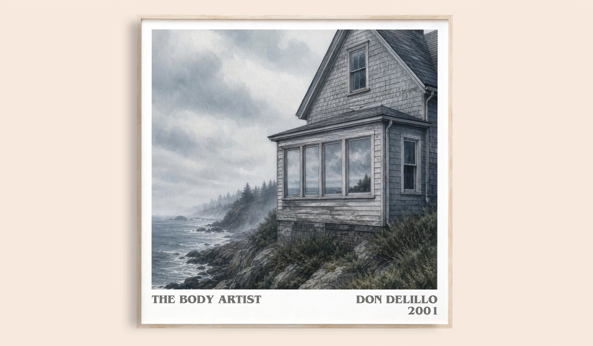 The Body Artist Literary Art Print by Don DeLillo