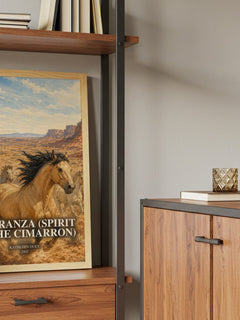 Esperanza (Spirit of the Cimarron) book watercolour illustration paper finish options – matte satin gloss