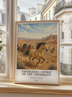 Esperanza (Spirit of the Cimarron) book cover poster colour and style options – Kathleen Duey book art