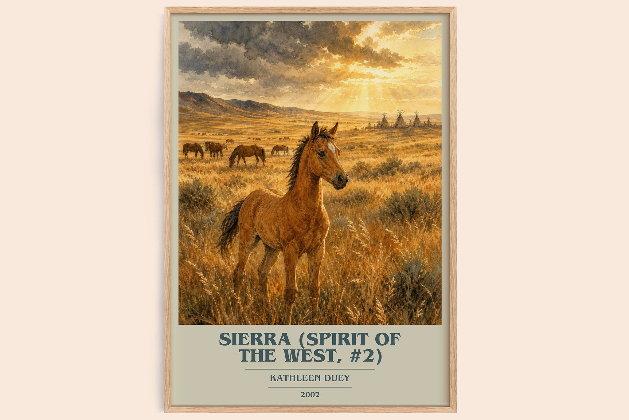Sierra (Spirit of the West, #2) Book Cover Poster by Kathleen Duey