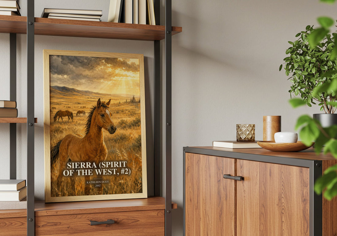 Sierra (Spirit of the West, #2) book watercolour illustration paper finish options – matte satin gloss