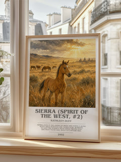 Sierra (Spirit of the West, #2) bookish poster colour and style options – Kathleen Duey book art
