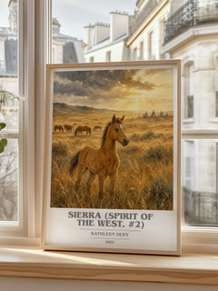 Sierra (Spirit of the West, #2) book cover poster colour and style options – Kathleen Duey book art