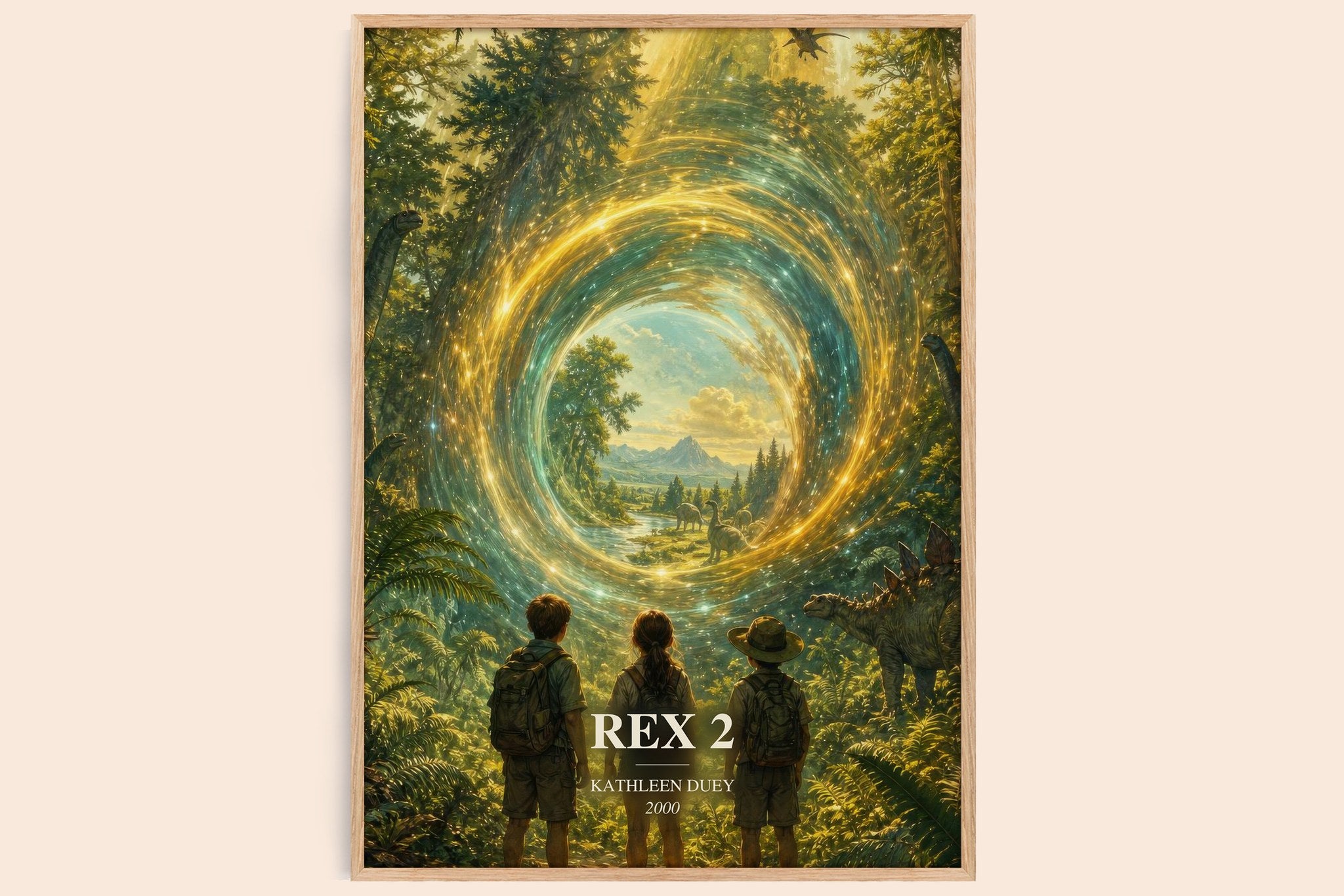 Rex 2 Book Watercolour Illustration by Kathleen Duey