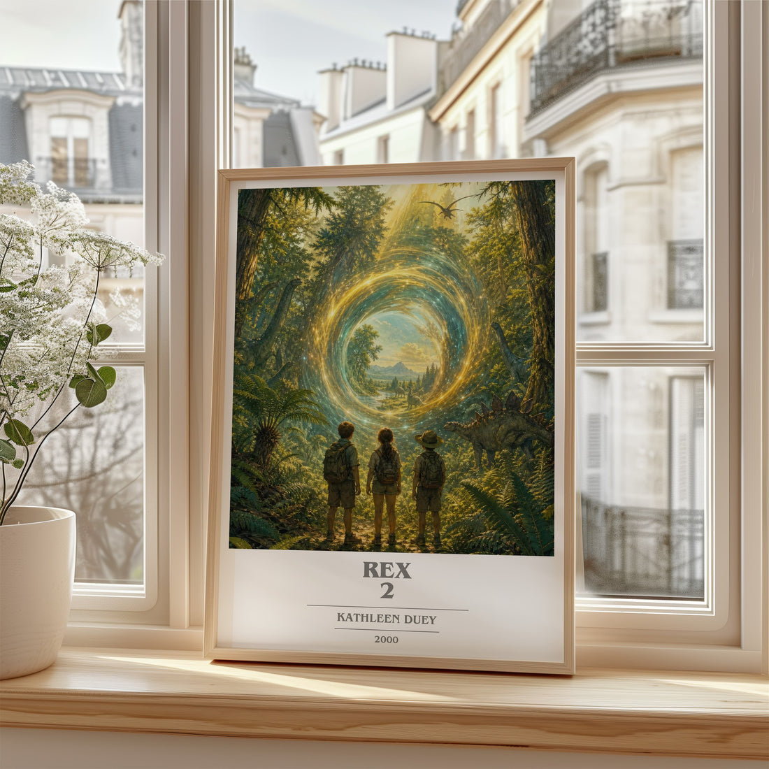 Rex 2 book cover poster colour and style options – Kathleen Duey book art