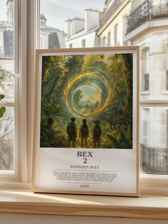 Rex 2 bookish poster colour and style options – Kathleen Duey book art