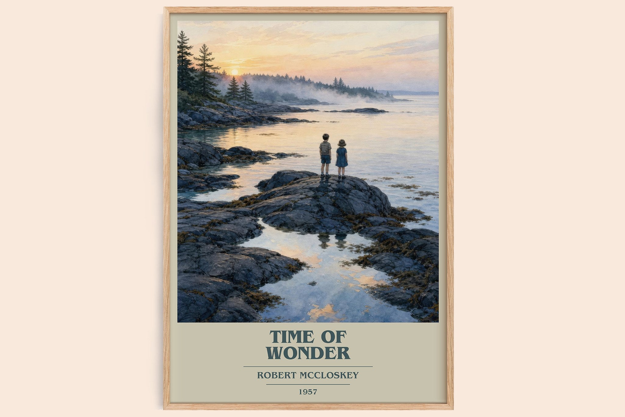 Time of Wonder Book Cover Poster by Robert McCloskey