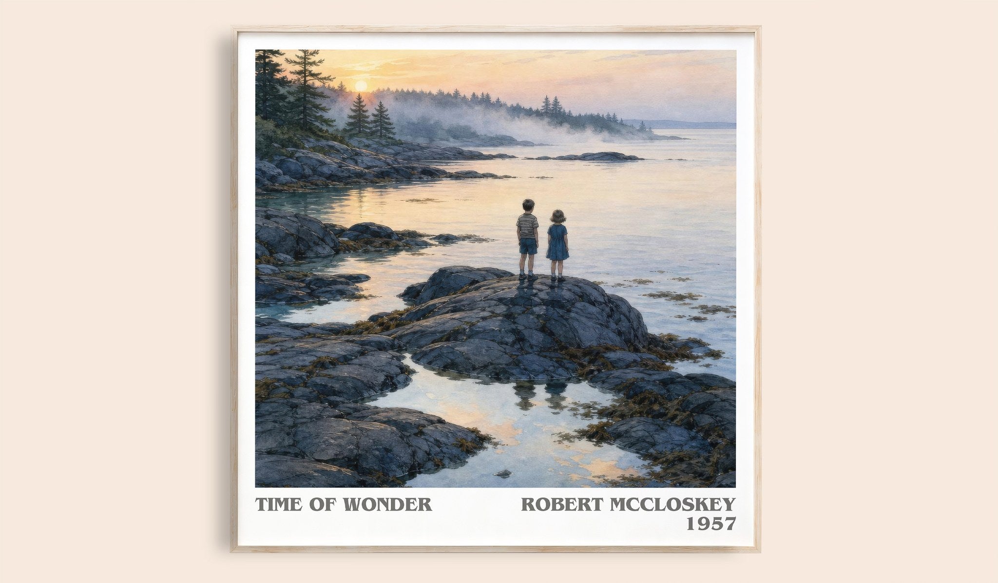 Time of Wonder Literary Art Print by Robert McCloskey