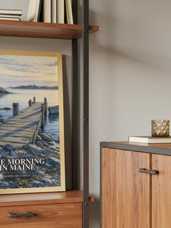 One Morning in Maine book watercolour illustration paper finish options – matte satin gloss