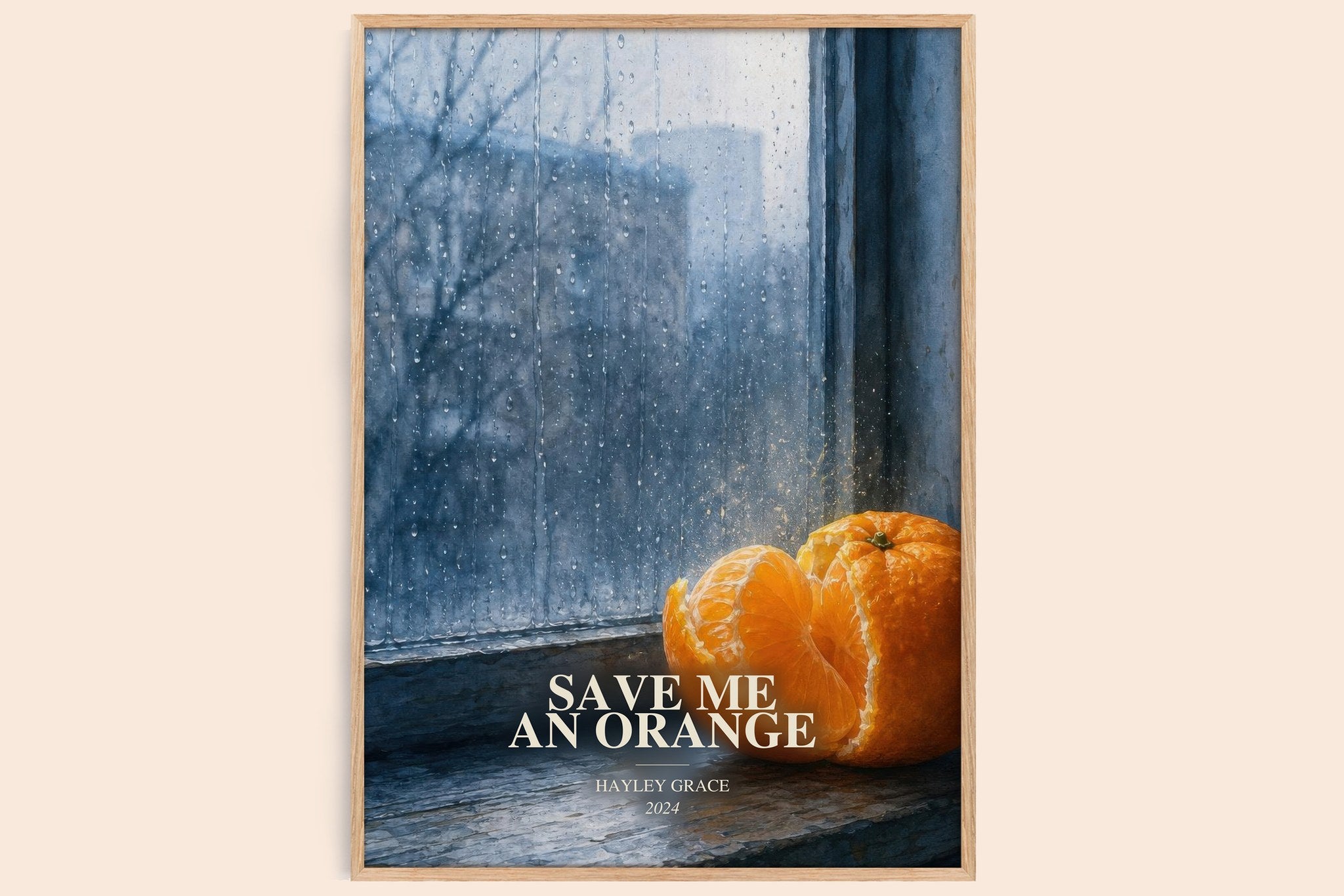 Save me an orange Book Watercolour Illustration by Hayley Grace