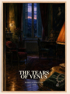 The Tears of Venus watercolour book poster by Rebecca Stratton – framed literary art print