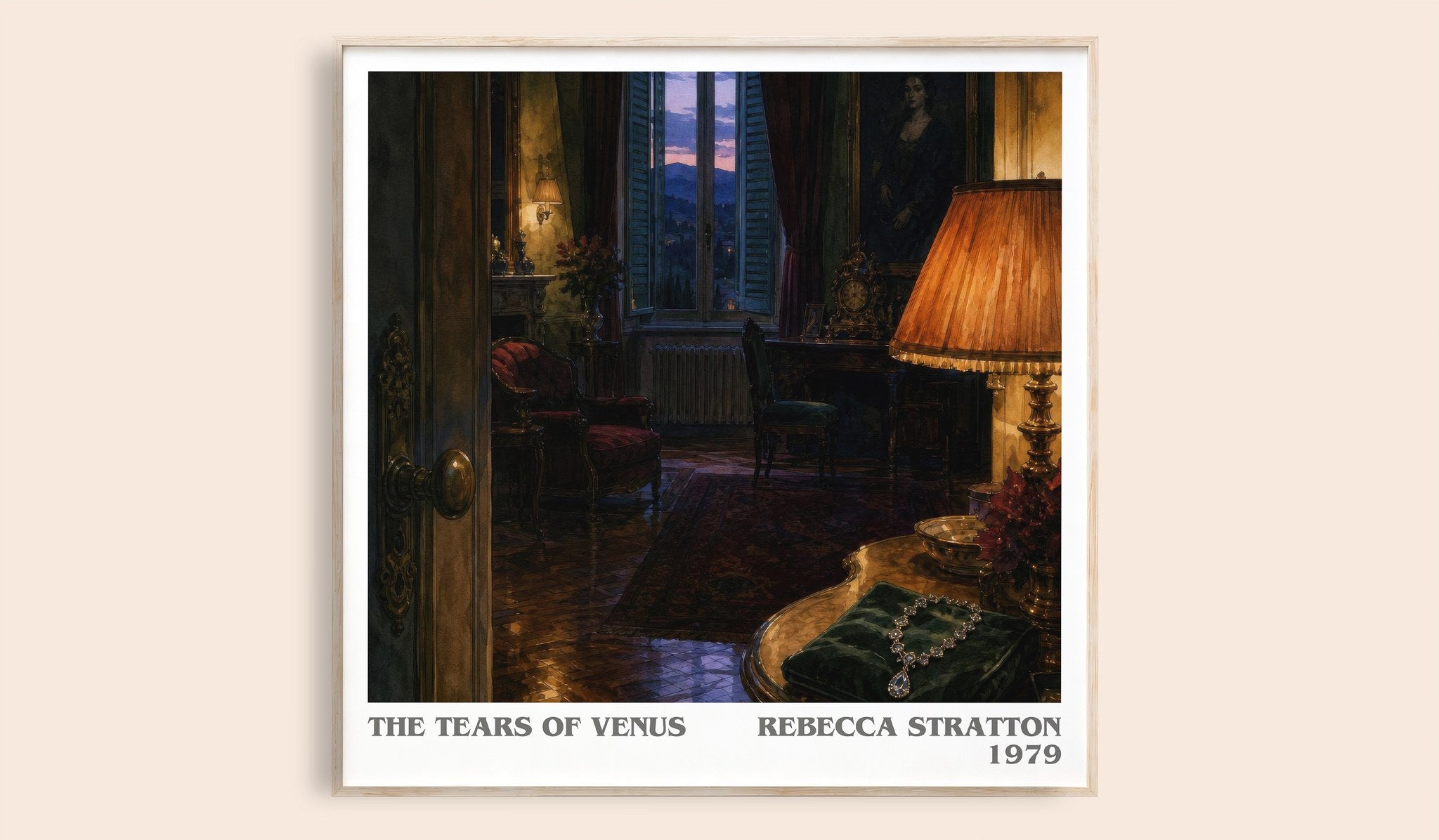 The Tears of Venus Literary Art Print by Rebecca Stratton