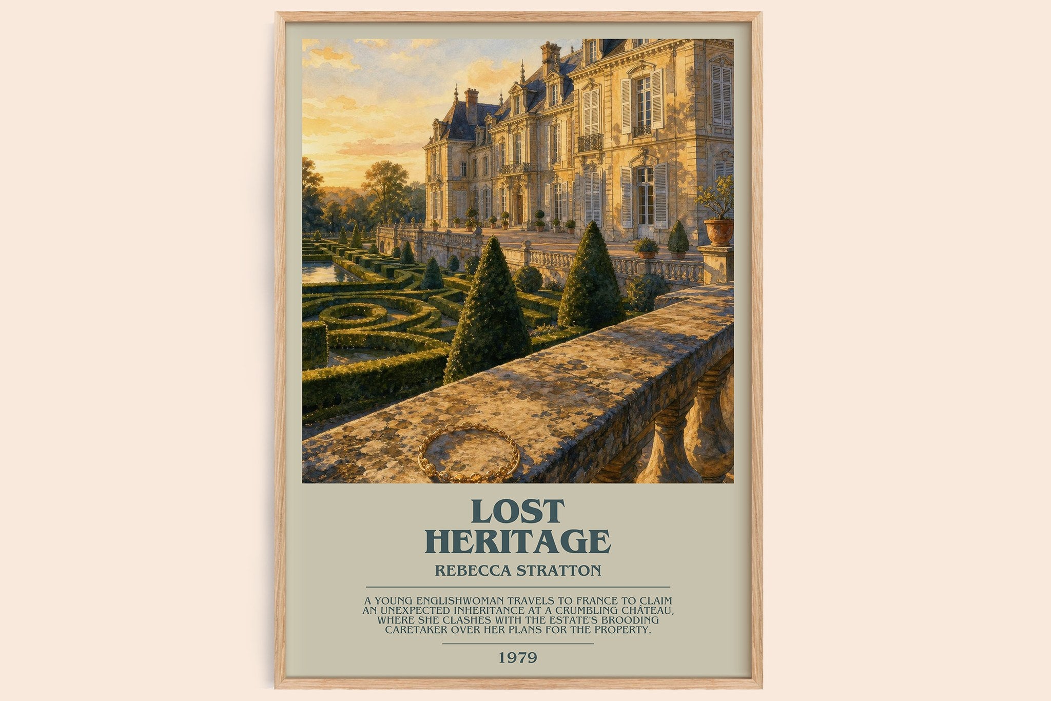 Lost heritage Bookish Wall Art by Rebecca Stratton