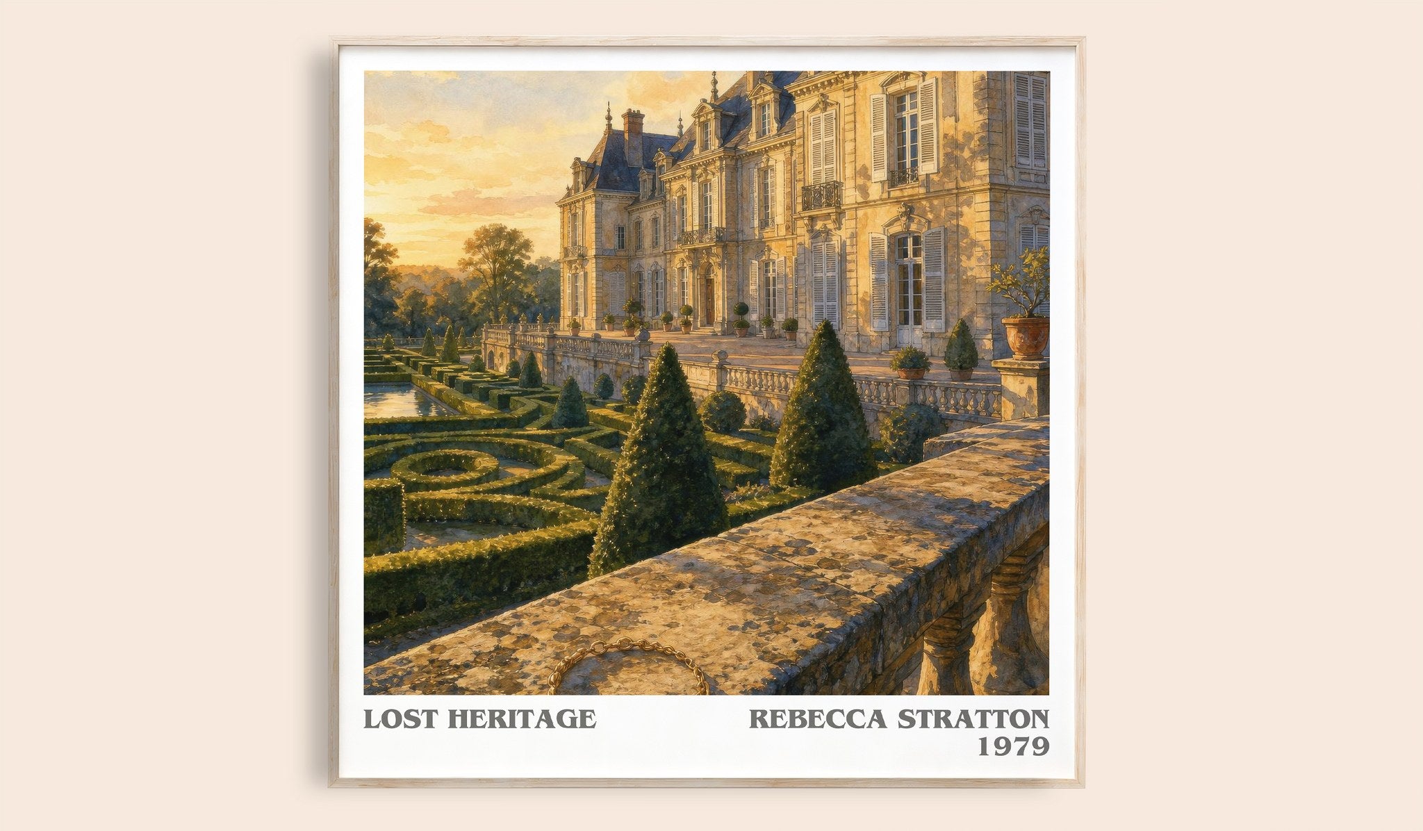 Lost heritage Literary Art Print by Rebecca Stratton