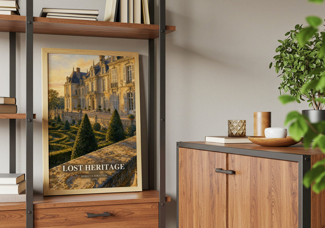 Lost heritage book watercolour illustration paper finish options – matte satin gloss