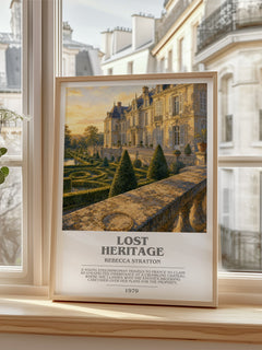 Lost heritage bookish poster colour and style options – Rebecca Stratton book art