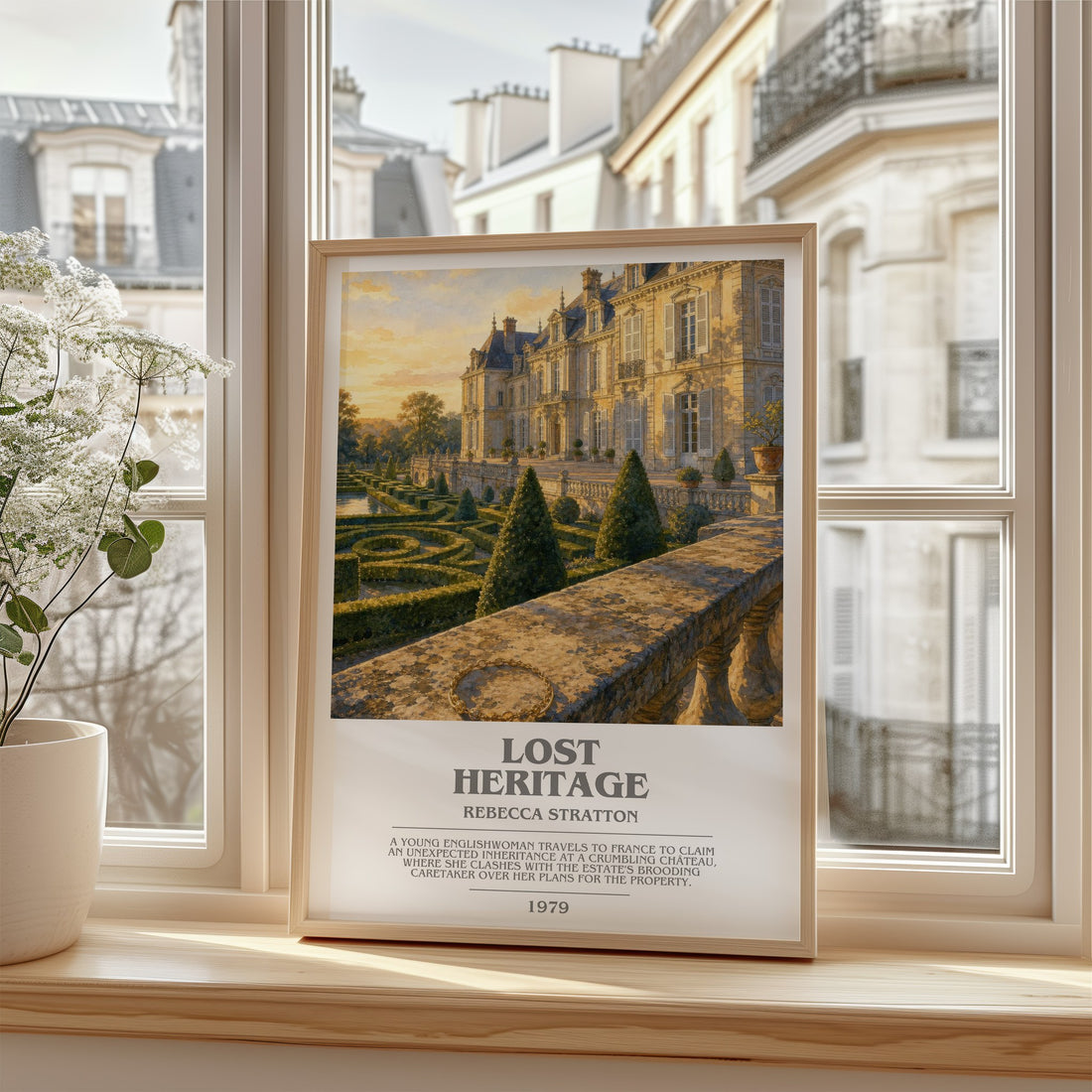 Lost heritage bookish poster colour and style options – Rebecca Stratton book art