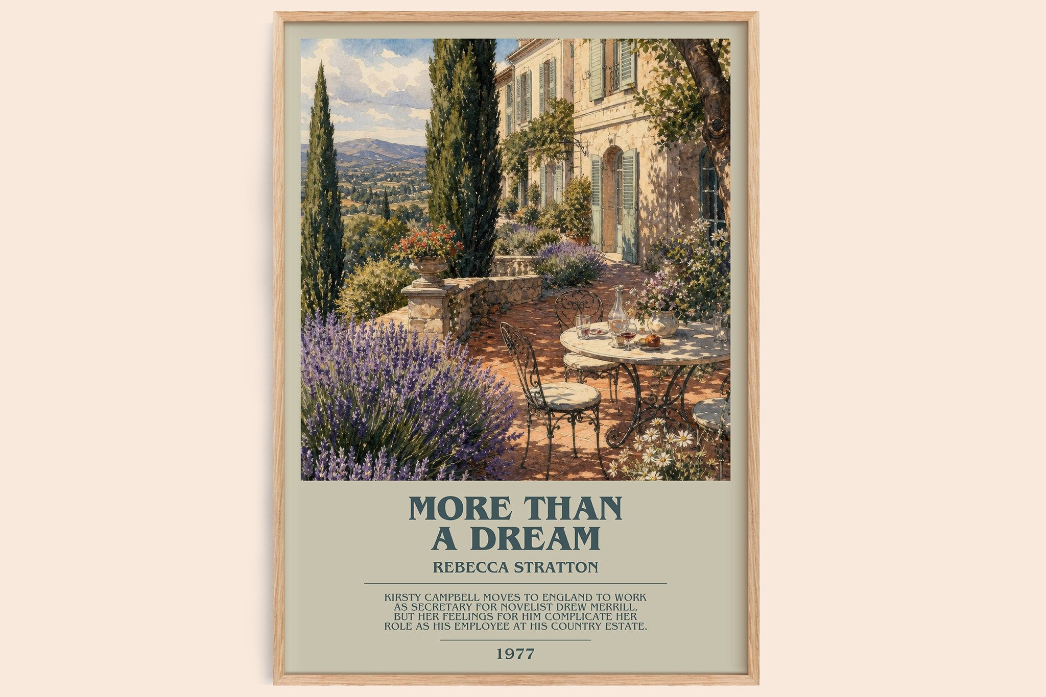 More Than a Dream Bookish Wall Art by Rebecca Stratton