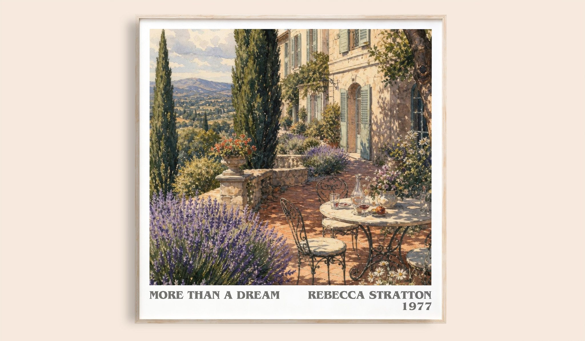 More Than a Dream Literary Art Print by Rebecca Stratton