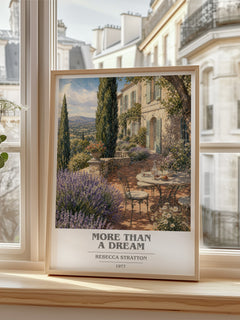 More Than a Dream book cover poster colour and style options – Rebecca Stratton book art