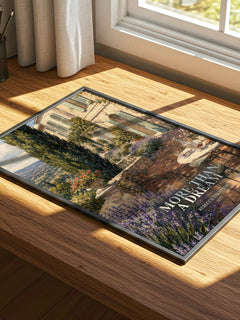 More Than a Dream watercolour book poster framed on wall – romance wall art