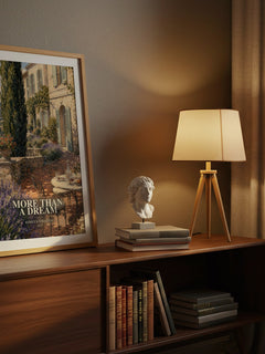 More Than a Dream watercolour print on bookshelf – Rebecca Stratton fan gift