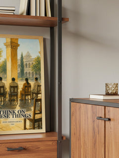Think on These Things book watercolour illustration paper finish options – matte satin gloss
