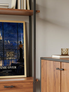 Game Over book watercolour illustration paper finish options – matte satin gloss