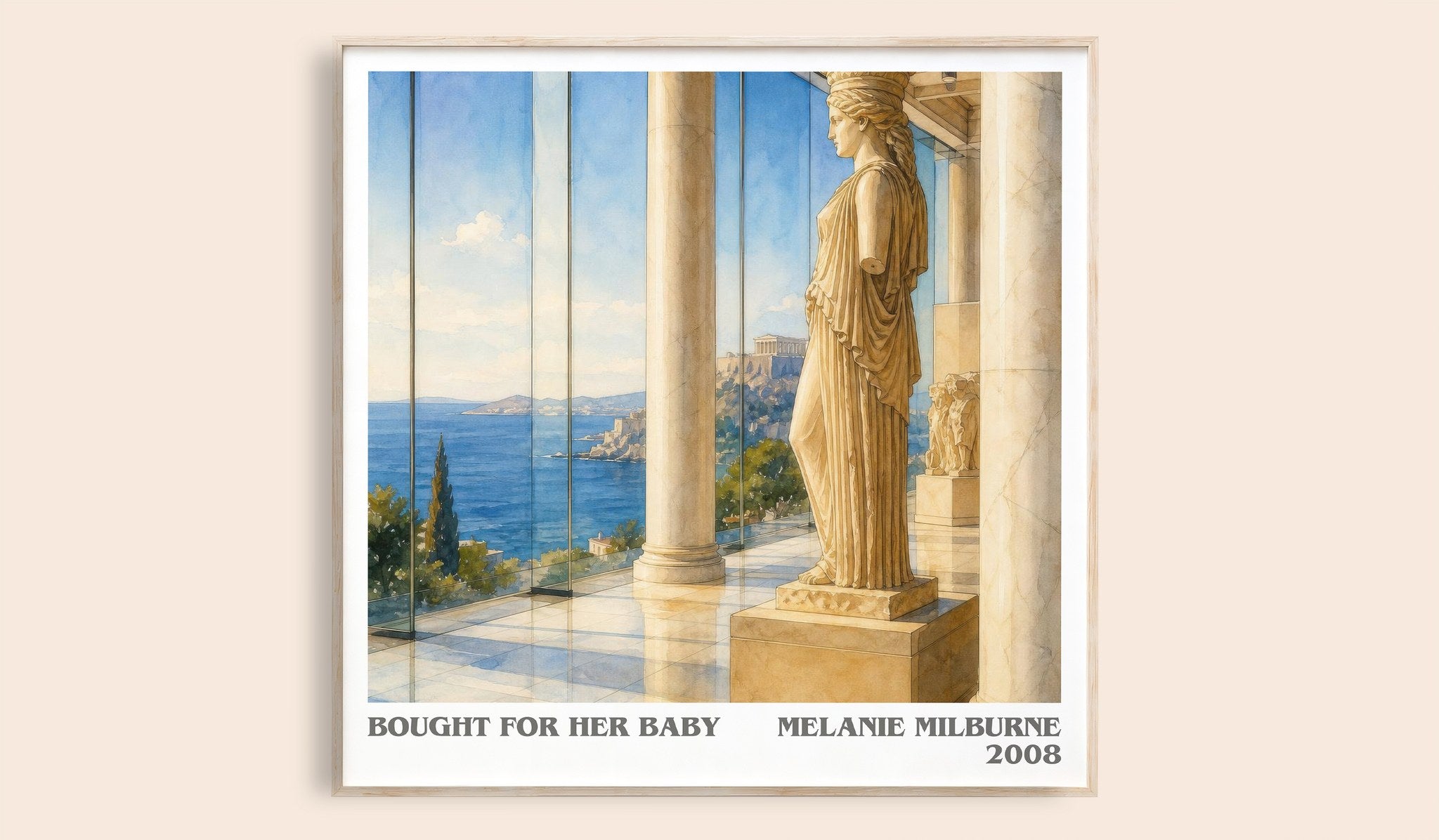 Bought For Her Baby Literary Art Print by Melanie Milburne