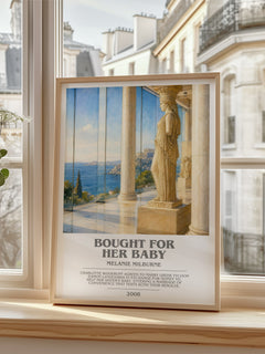 Bought For Her Baby bookish poster colour and style options – Melanie Milburne book art