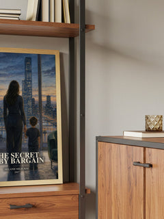 The Secret Baby Bargain book watercolour illustration paper finish options – matte satin gloss