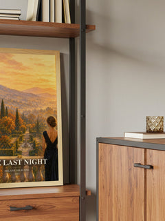One Last Night book watercolour illustration paper finish options – matte satin gloss